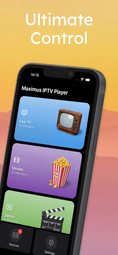 Maximus IPTV Player - Channel List